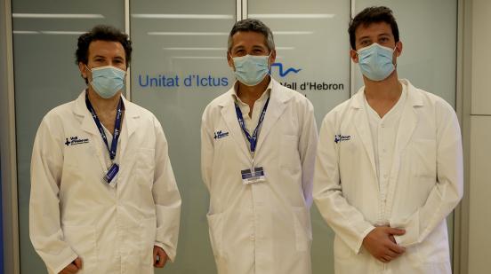 Dr. Jorge Pagola, Dr. Carlos Molina, Dr. Jesús Juega